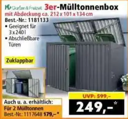 Norma 3er-Mülltonnenbox Angebot