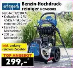 Norma scheppach Benzin-Hochdruckreiniger HCP4000XL Angebot