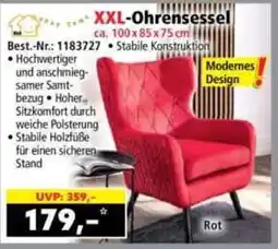 Norma XXL-Ohrensessel Angebot