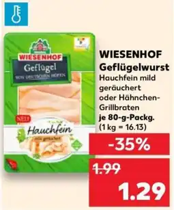 Kaufland WIESENHOF Geflügelwurst Angebot