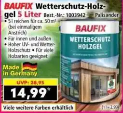Norma BAUFIX Wetterschutz-Holzgel Angebot