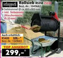 Norma scheppach Rollsieb RS350 Angebot