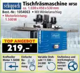 Norma Scheppach Tischfräsmaschine HF50 Angebot
