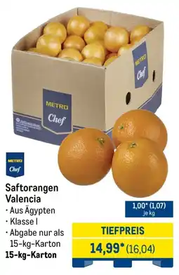 METRO Saftorangen Valencia Angebot