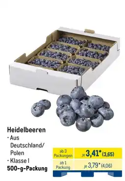 METRO Heidelbeeren Angebot