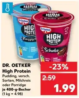 Kaufland DR. OETKER High Protein Pudding Angebot
