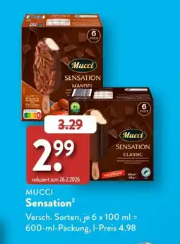 Aldi Süd Mucci Sensation Angebot