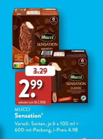 Aldi Süd Mucci Sensation Angebot