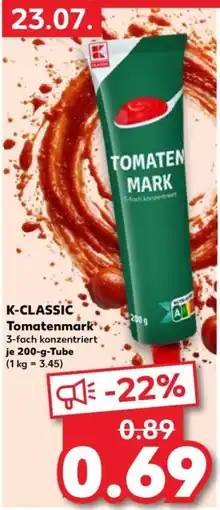 Kaufland K-CLASSIC Tomatenmark Angebot