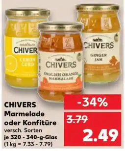 Kaufland CHIVERS Marmelade oder Konfitüre Angebot