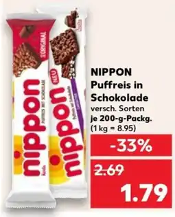 Kaufland NIPPON Pufffreis in Schokolade Angebot