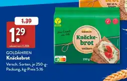 Aldi Süd GOLDÄHREN Knäckebrot Angebot