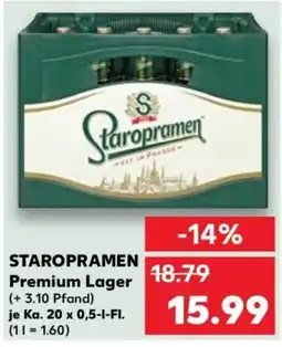 Kaufland STAROPRAMEN Premium Lager Angebot