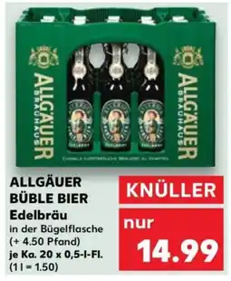 Kaufland ALLGÄUER BÜBLE BIER Edelbräu Angebot