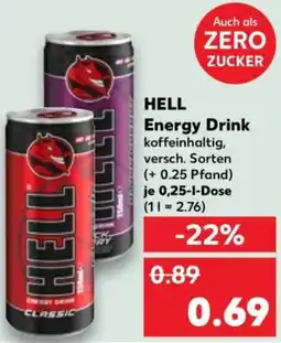 Kaufland HELL Energy Drink Angebot