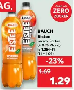 Kaufland RAUCH Eistee Angebot