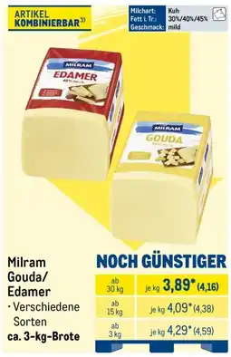 METRO Milram Gouda/Edamer Angebot