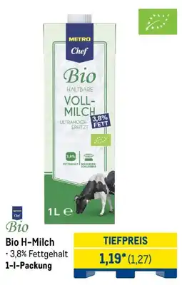 METRO Metro Chef Bio H-Milch Angebot