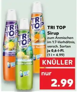 Kaufland TRI TOP Sirup Angebot