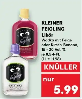 Kaufland KLEINER FEIGLING Likör Angebot