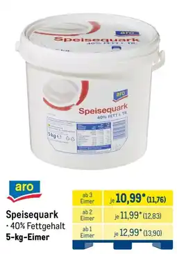 METRO aro Speisequark Angebot