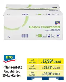 METRO aro Pflanzenfett Angebot