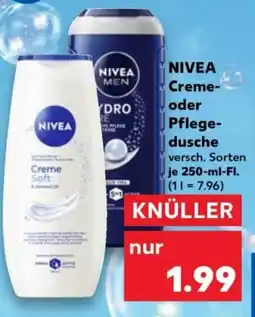Kaufland NIVEA Creme- oder Pflegedusche Angebot