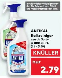 Kaufland ANTIKAL Kalkreiniger Angebot