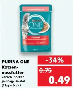Kaufland PURINA ONE Katzen-nassfutter Angebot