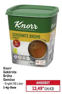 METRO Knorr Gekörnte Brühe Gemüse Angebot
