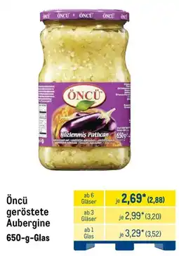 METRO Öncü geröstete Aubergine Angebot