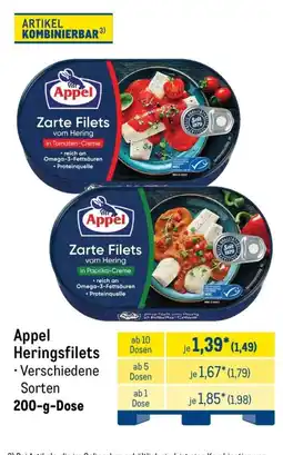 METRO Appel Heringsfilets Angebot