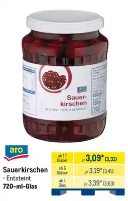 METRO aro Sauerkirschen Angebot