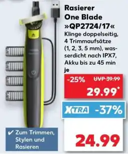 Kaufland Rasierer One Blade Angebot