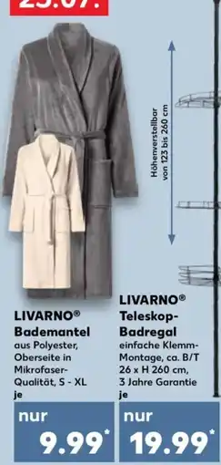 Kaufland LIVARNO Bademantel Angebot