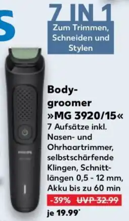 Kaufland Philips Bodygroomer MG 3920/15 Angebot