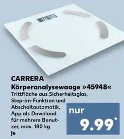 Kaufland CARRERA Körperanalysewaage »45948« Angebot