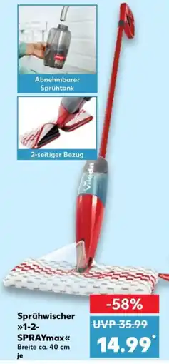Kaufland Vileda Sprühwischer 1-2-SPRAYmax Angebot