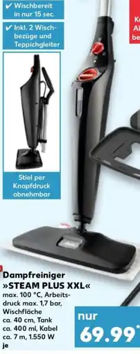 Kaufland Dampfreiniger steam plus xxl Angebot