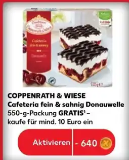 Kaufland COPPENRATH & WIESE Cafeteria fein & sahnig Donauwelle Angebot