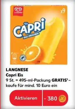 Kaufland LANGNESE Capri Eis Angebot