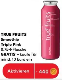 Kaufland True fruits smoothie triple pink Angebot