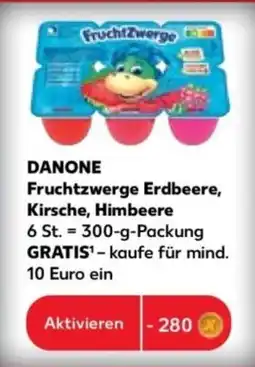 Kaufland DANONE Fruchtzwerge Erdbeere, Kirsche, Himbeere Angebot