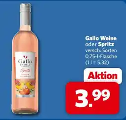 Combi Gallo Weine oder Spritz Angebot