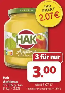 Famila Nord West Hak Apfelmus Angebot
