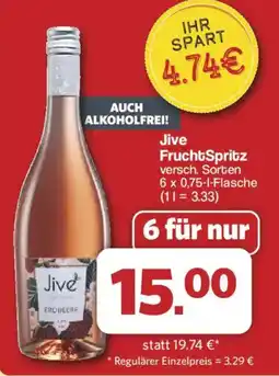 Famila Nord West Jive FruchtSpritz Angebot