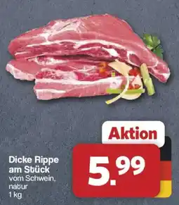 Famila Nord West Dicke Rippe am Stück vom Schwein, natur Angebot