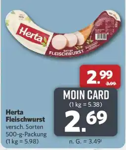 Combi Herta Fleischwurst Angebot