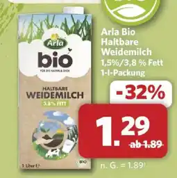 Combi Arla Bio Haltbare Weidemilch Angebot