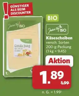 Combi Jeden Tag BIO Käsescheiben Angebot